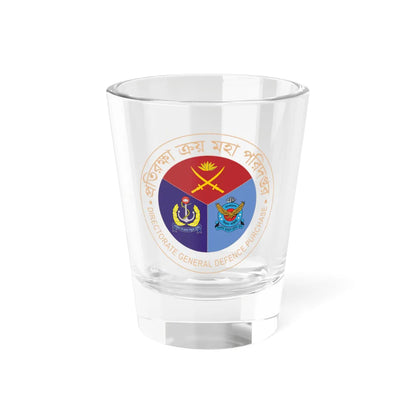Seal of DIRECTORATE GENERAL DEFENCE PURCHASE Bangladesh (Bangladesh) (Coat of Arms) Shot Glass 1.5oz 1.5oz - Go Mug Yourself