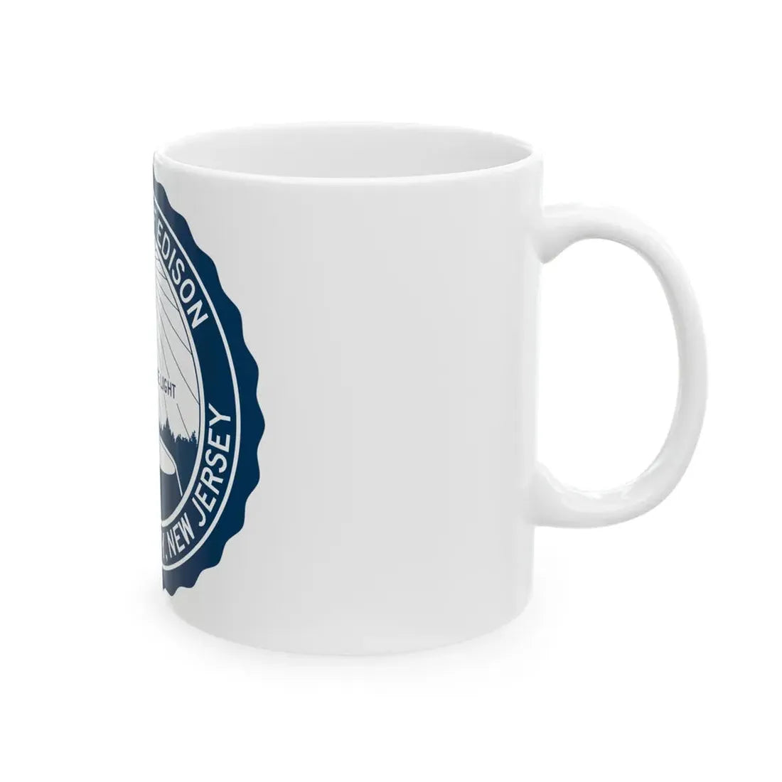 Seal of Edison NJ - White Coffee Mug - Go Mug Yourself