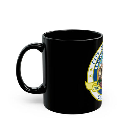 Seal of El Monte California - Black Coffee Mug-Go Mug Yourself