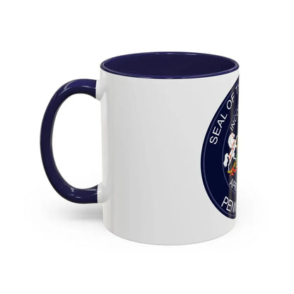 Seal of Erie Pennsylvania - Accent Coffee Mug - Go Mug Yourself