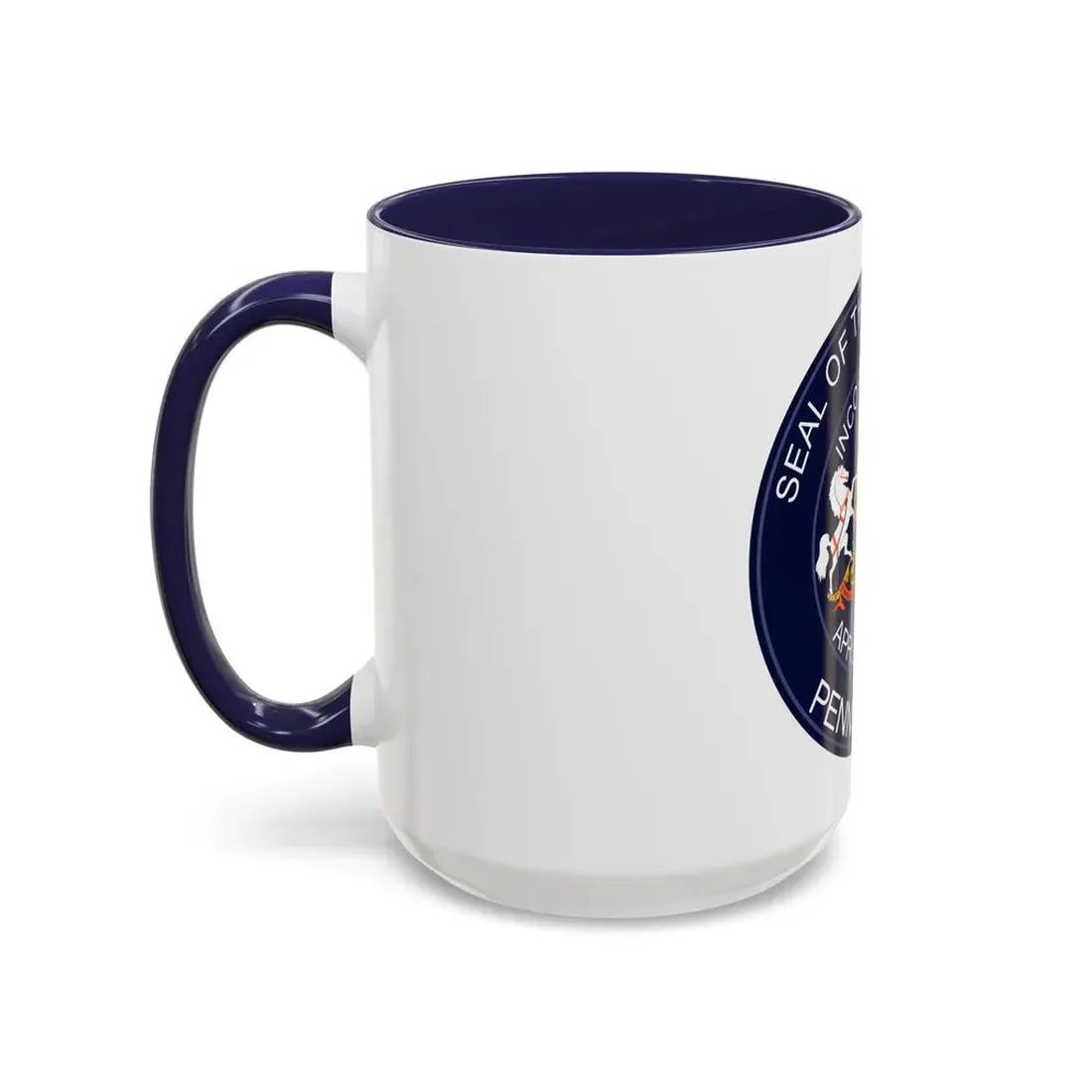 Seal of Erie Pennsylvania - Accent Coffee Mug - Go Mug Yourself