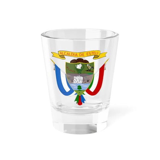 Seal of Esteli (Nicaragua) (Coat of Arms) Shot Glass 1.5oz 1.5oz - Go Mug Yourself