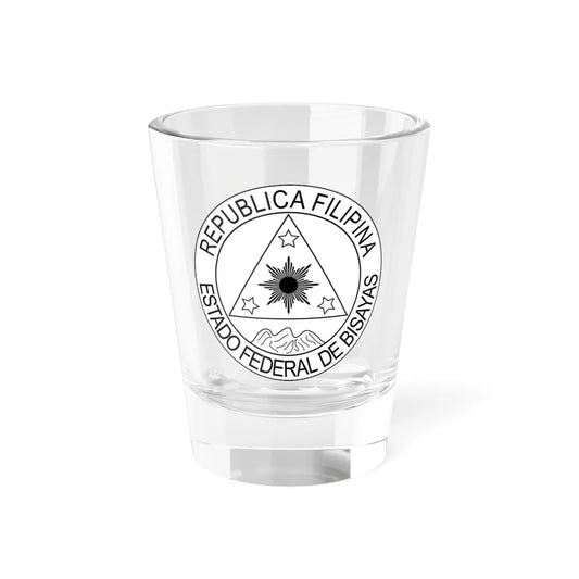 Seal of Federal state of the Visayas (Philippines) (Coat of Arms) Shot Glass 1.5oz 1.5oz - Go Mug Yourself