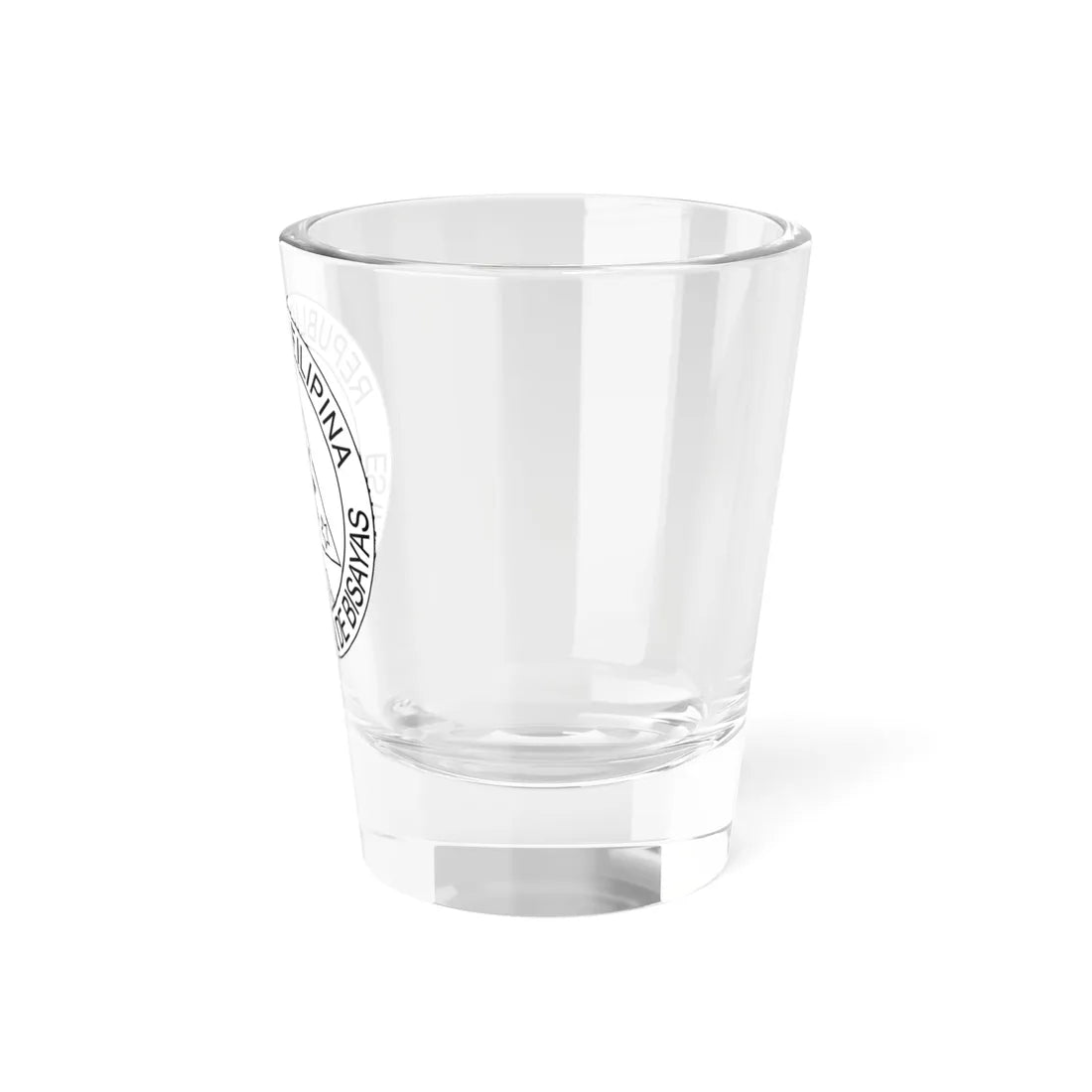 Seal of Federal state of the Visayas (Philippines) (Coat of Arms) Shot Glass 1.5oz - Go Mug Yourself
