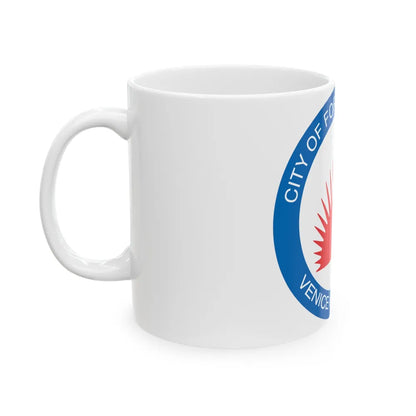 Seal of Fort Lauderdale Florida - White Coffee Mug-Go Mug Yourself