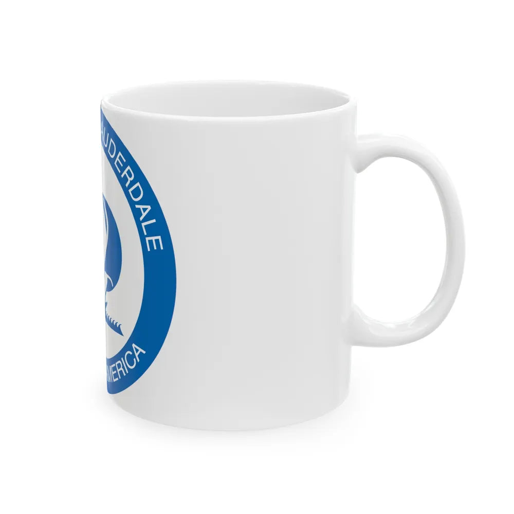 Seal of Fort Lauderdale Florida - White Coffee Mug-Go Mug Yourself