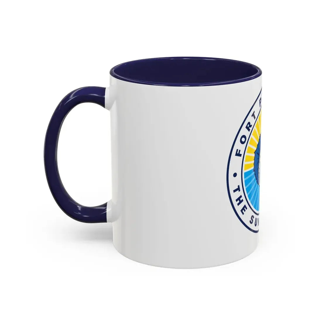 Seal of Fort Pierce Florida - Accent Coffee Mug - Go Mug Yourself