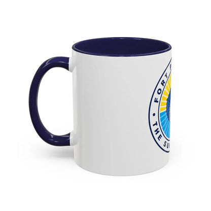 Seal of Fort Pierce Florida - Accent Coffee Mug - Go Mug Yourself