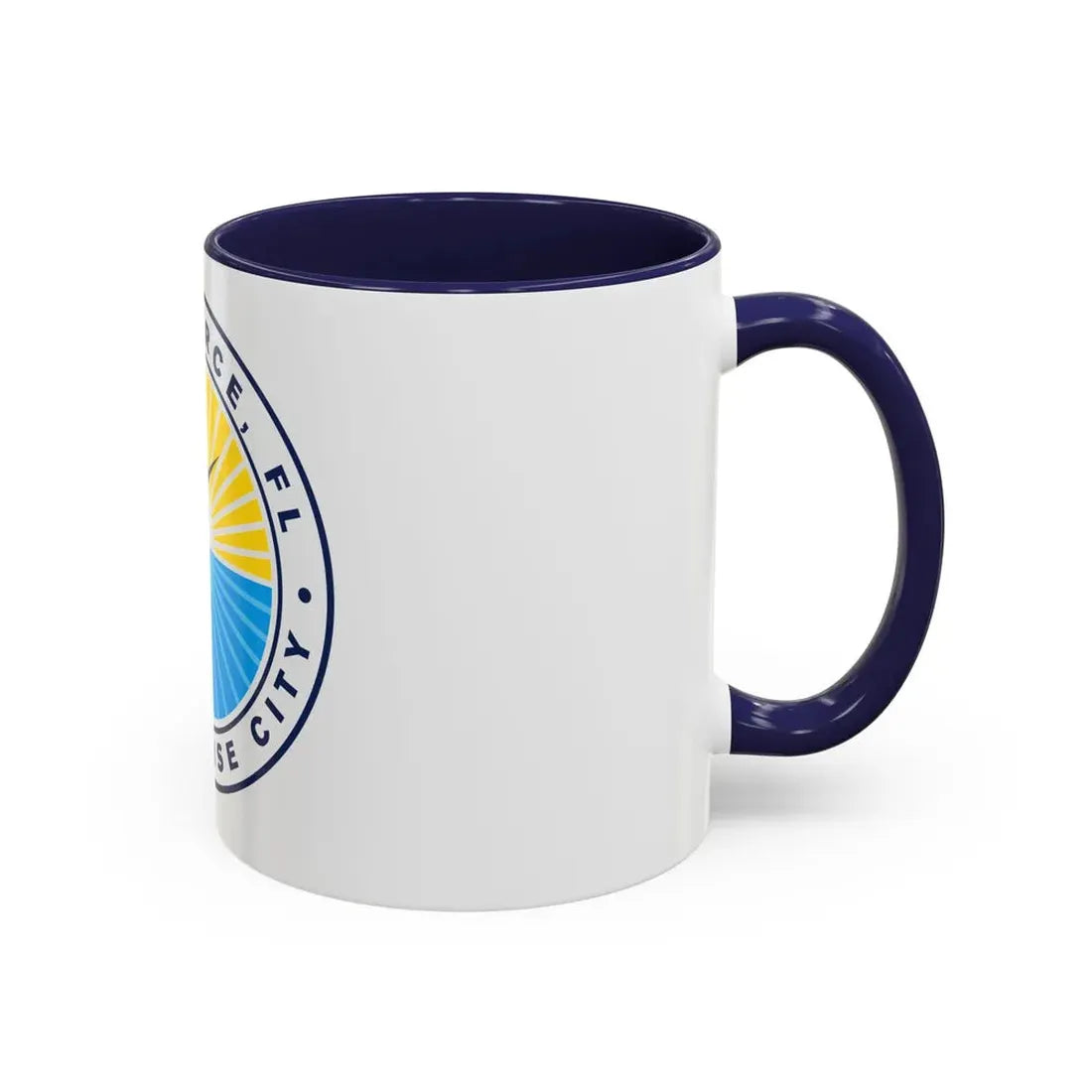 Seal of Fort Pierce Florida - Accent Coffee Mug - Go Mug Yourself