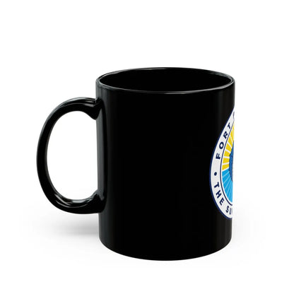 Seal of Fort Pierce Florida - Black Coffee Mug-Go Mug Yourself