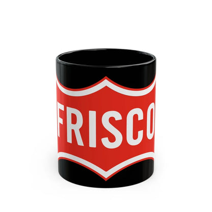 Seal of Frisco Texas - Black Coffee Mug-11oz-Go Mug Yourself