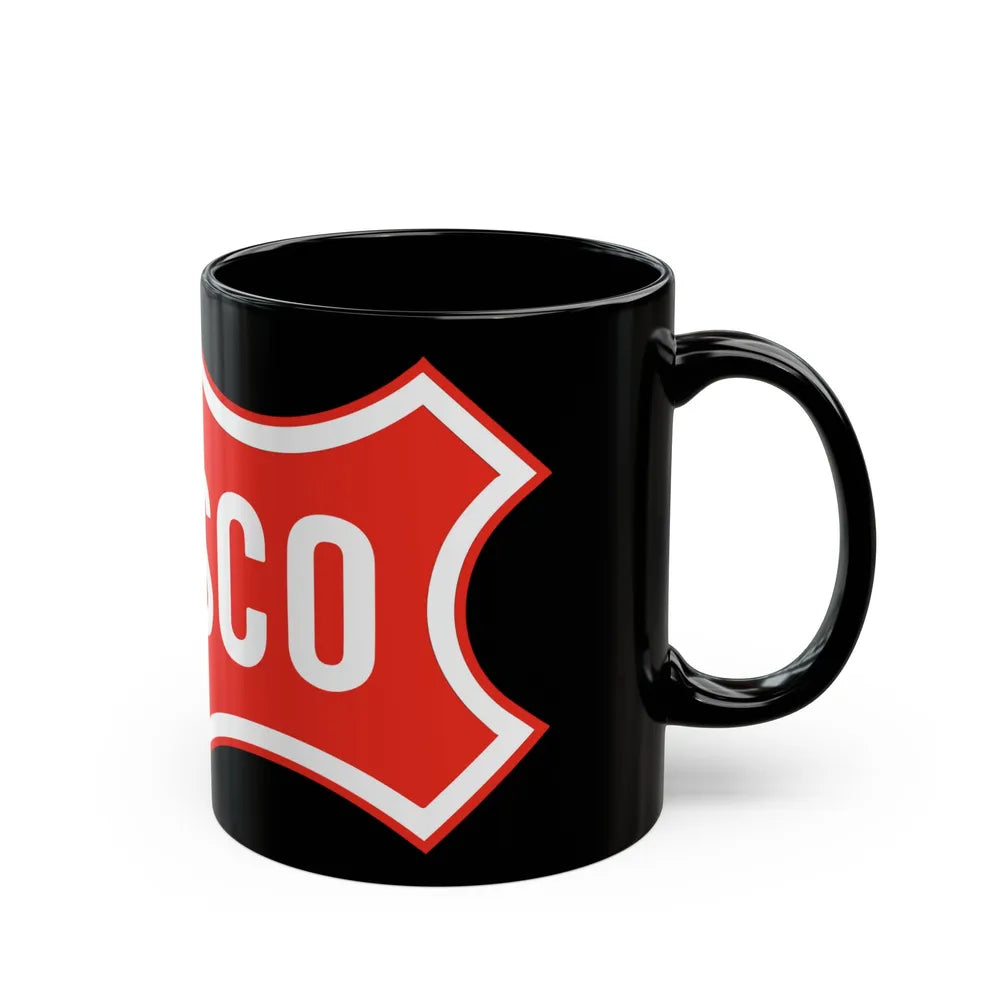 Seal of Frisco Texas - Black Coffee Mug-Go Mug Yourself