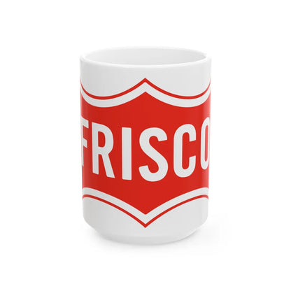 Seal of Frisco Texas - White Coffee Mug-15oz-Go Mug Yourself