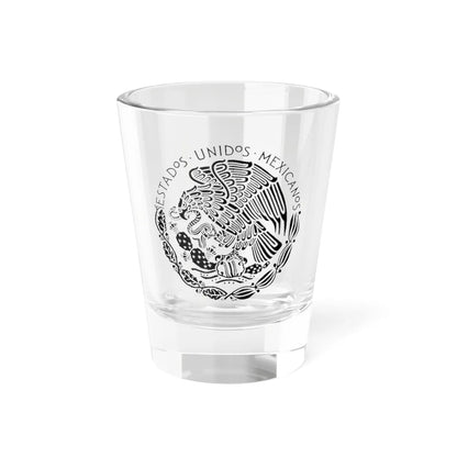 Seal of Government of Mexico 1934-1968 linear (Mexico) (Coat of Arms) Shot Glass 1.5oz 1.5oz - Go Mug Yourself