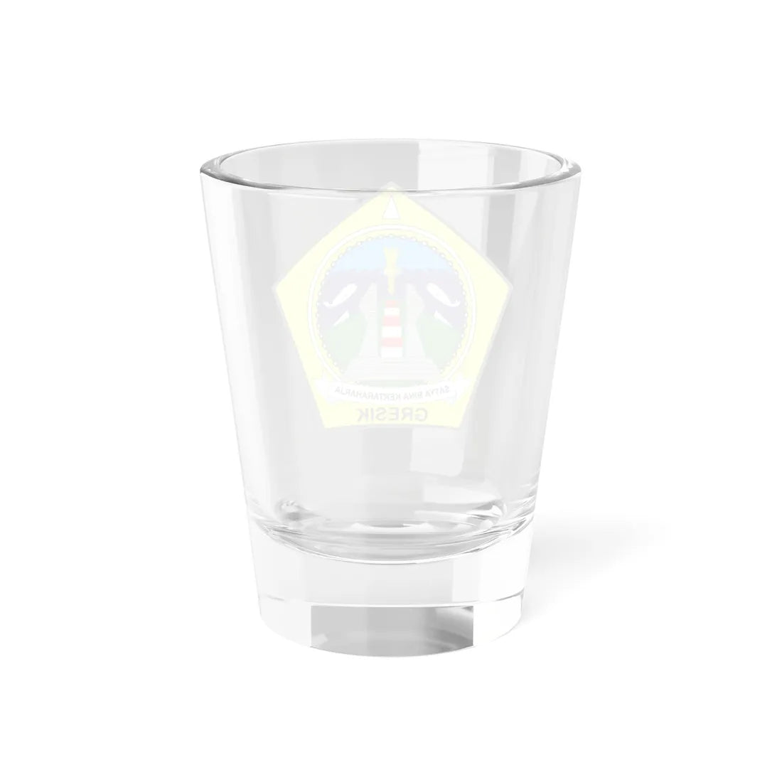 Seal of Gresik Regency (Indonesia) (Coat of Arms) Shot Glass 1.5oz - Go Mug Yourself