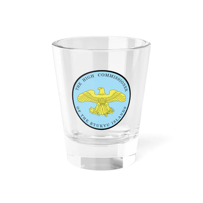 Seal of High Commissioner of the Ryukyu Islands (Japan) (Coat of Arms) Shot Glass 1.5oz 1.5oz - Go Mug Yourself