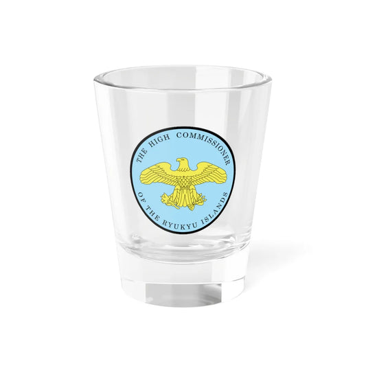 Seal of High Commissioner of the Ryukyu Islands (Japan) (Coat of Arms) Shot Glass 1.5oz 1.5oz - Go Mug Yourself