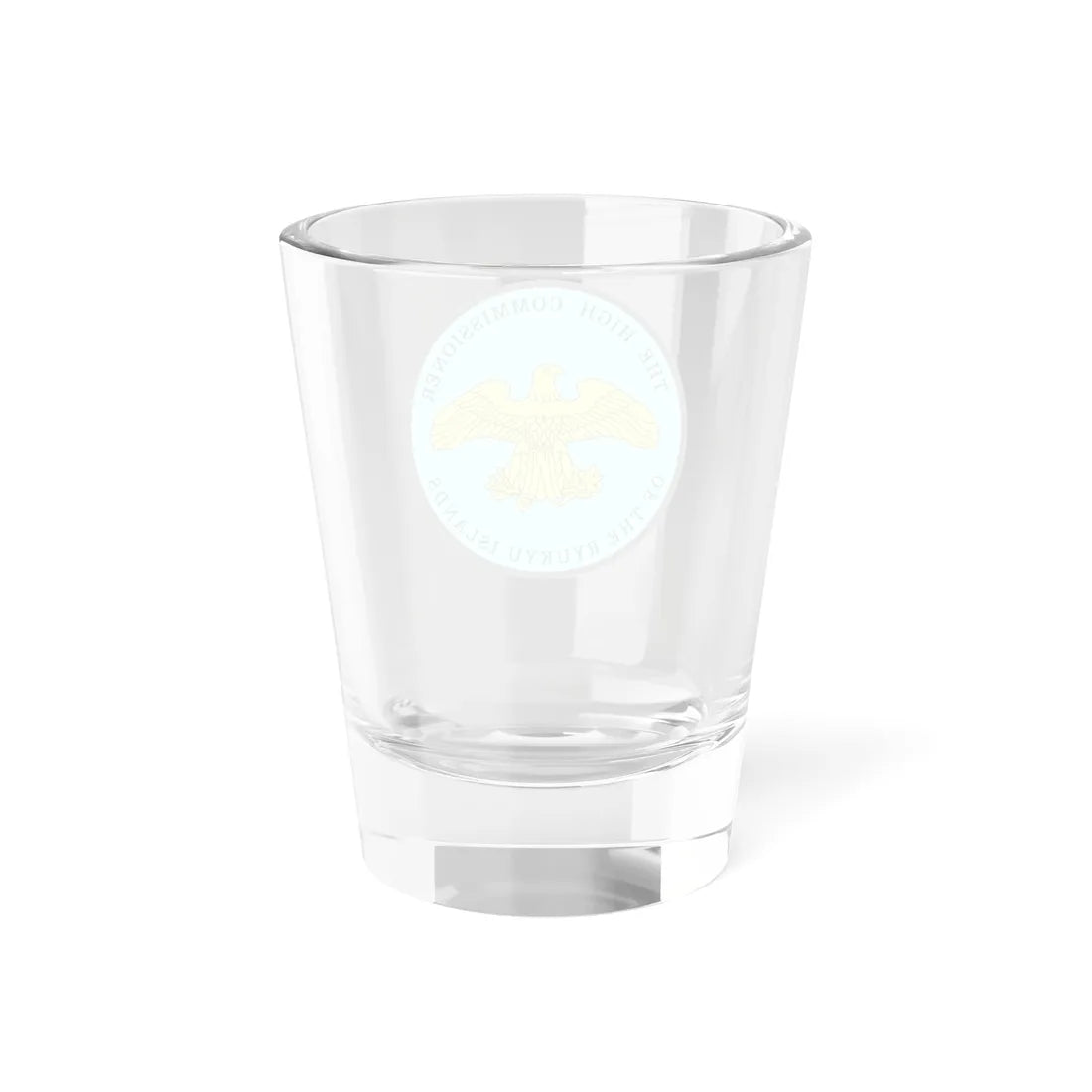 Seal of High Commissioner of the Ryukyu Islands (Japan) (Coat of Arms) Shot Glass 1.5oz - Go Mug Yourself