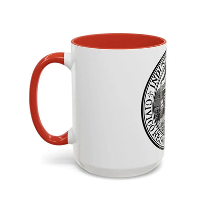 Seal of Holyoke Massachusetts - Accent Coffee Mug - Go Mug Yourself
