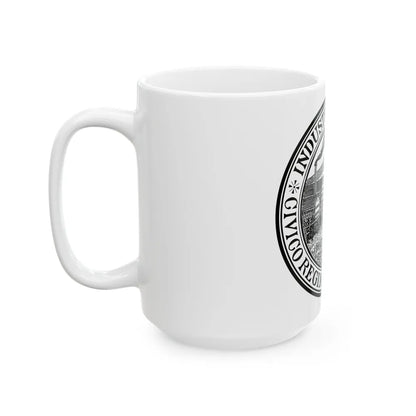 Seal of Holyoke Massachusetts - White Coffee Mug-Go Mug Yourself