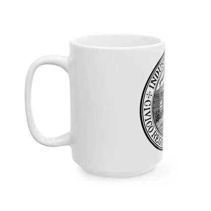 Seal of Holyoke Massachusetts - White Coffee Mug - Go Mug Yourself