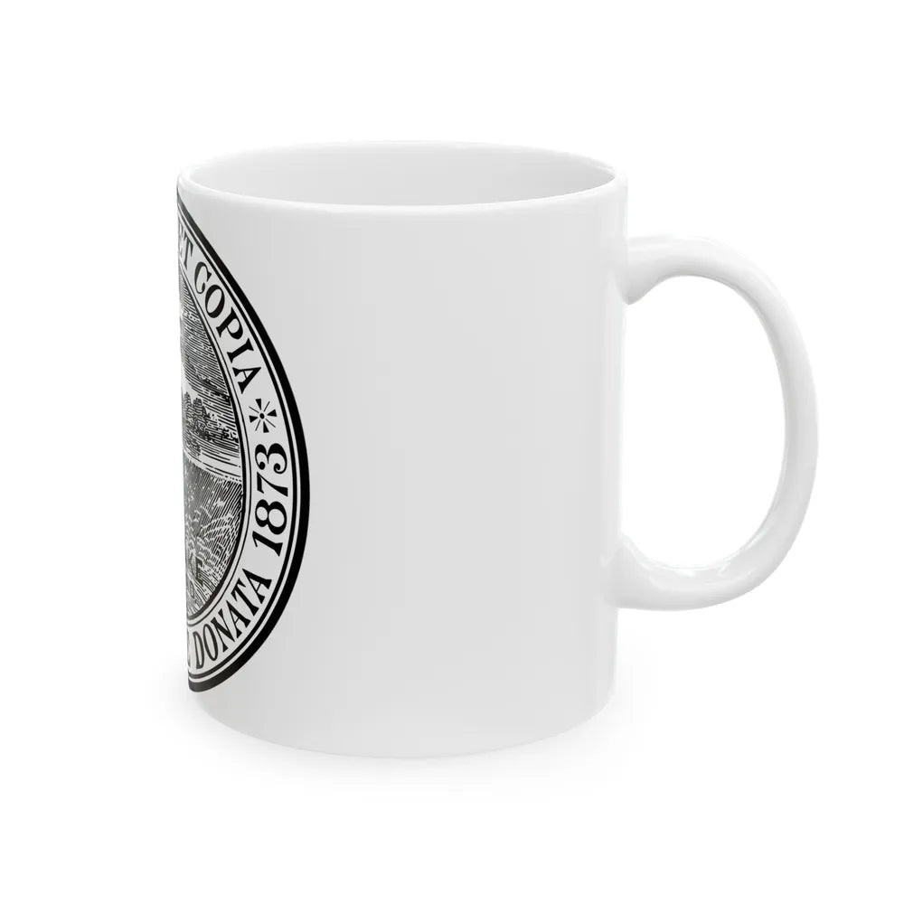 Seal of Holyoke Massachusetts - White Coffee Mug-Go Mug Yourself