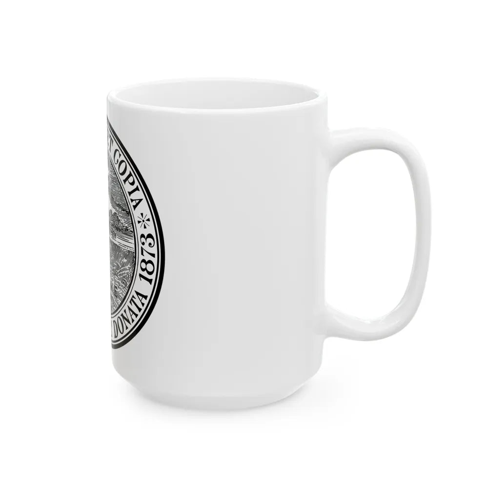 Seal of Holyoke Massachusetts - White Coffee Mug-Go Mug Yourself