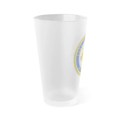 Seal of Houston Texas - Frosted Pint Glass 16oz - Go Mug Yourself