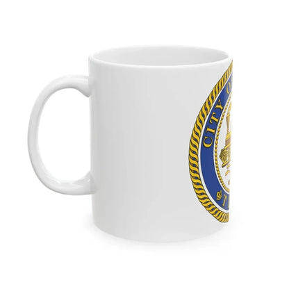 Seal of Houston Texas - White Coffee Mug - Go Mug Yourself