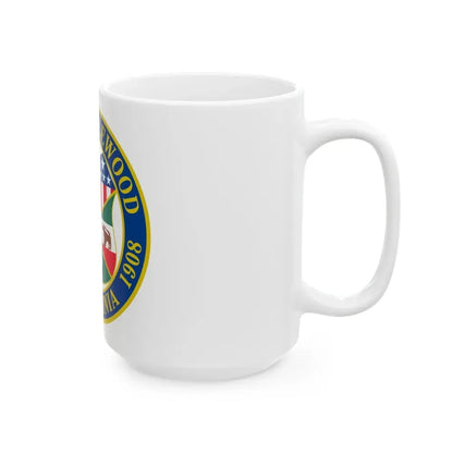 Seal of Inglewood California - White Coffee Mug - Go Mug Yourself