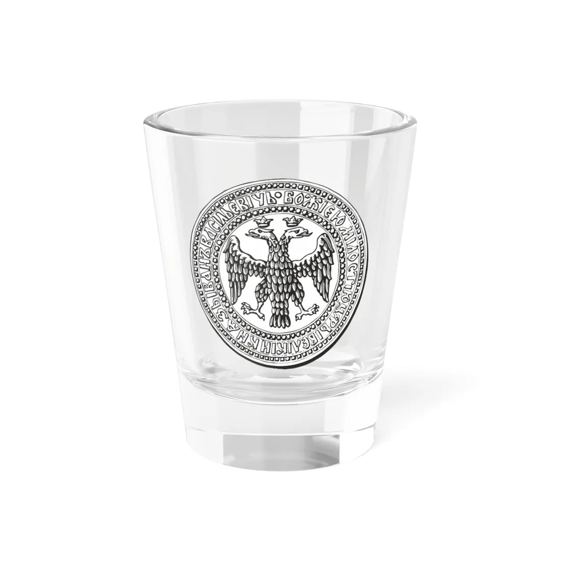 Seal of Ivan 4 1539 a (Russia) (Coat of Arms) Shot Glass 1.5oz 1.5oz - Go Mug Yourself