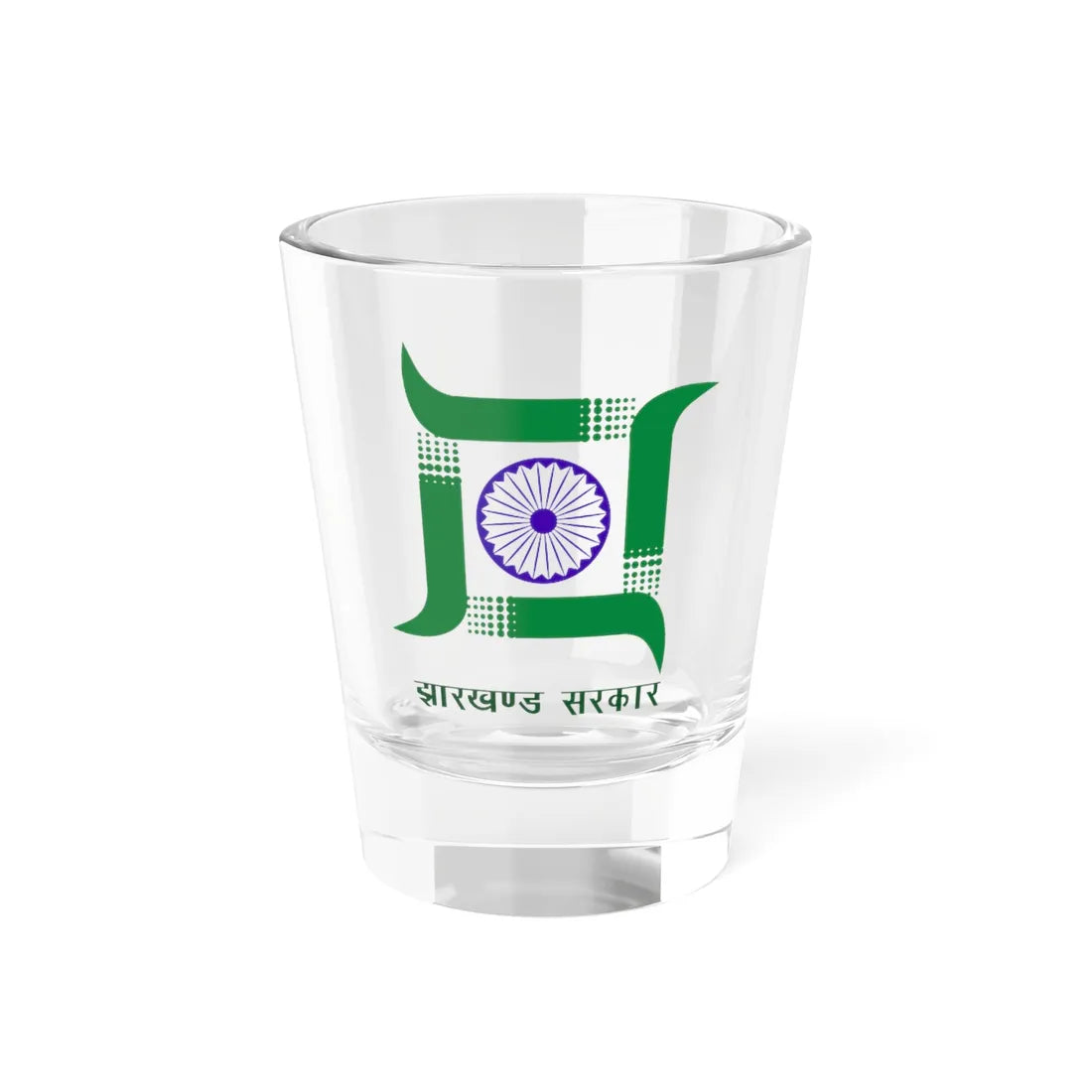 Seal of Jharkhand (India) (Coat of Arms) Shot Glass 1.5oz 1.5oz - Go Mug Yourself
