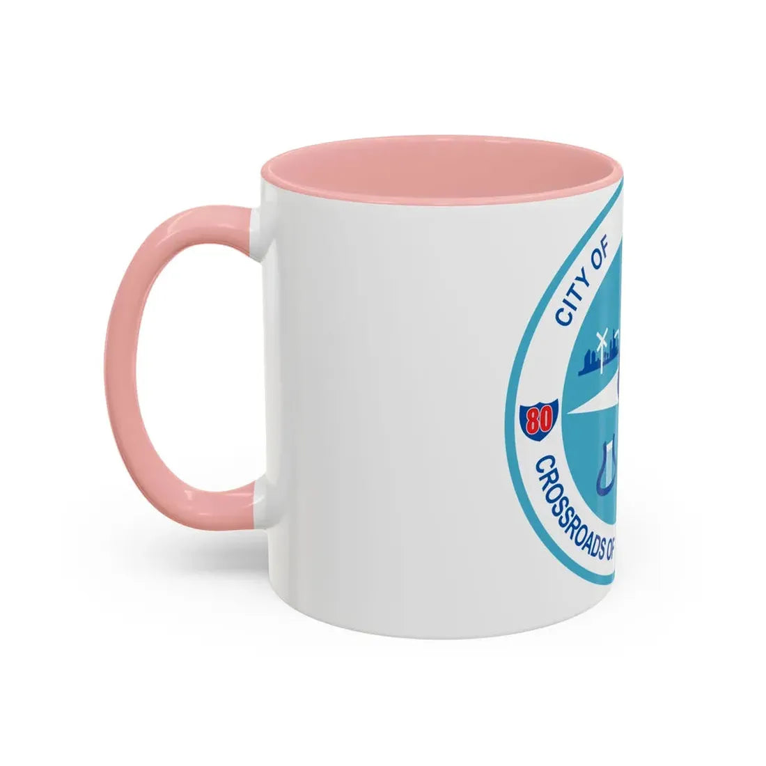 Seal of Joliet Illinois - Accent Coffee Mug - Go Mug Yourself