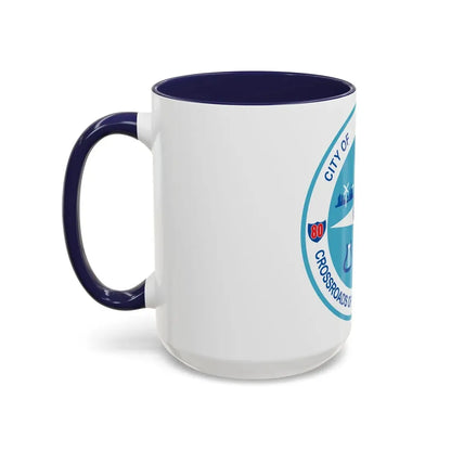 Seal of Joliet Illinois - Accent Coffee Mug - Go Mug Yourself