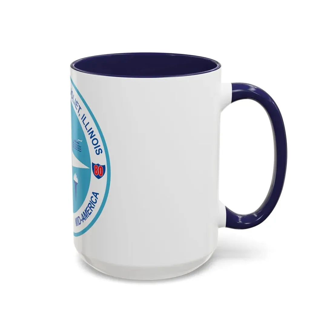 Seal of Joliet Illinois - Accent Coffee Mug - Go Mug Yourself