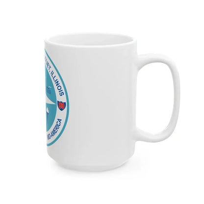 Seal of Joliet Illinois - White Coffee Mug - Go Mug Yourself