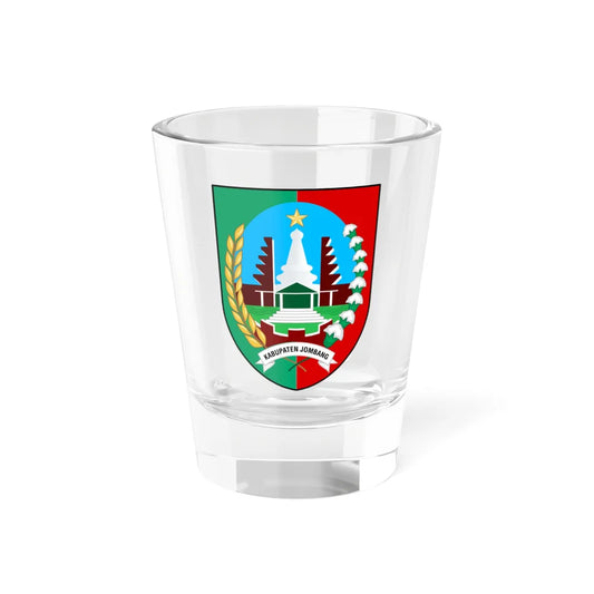 Seal of Jombang Regency (Indonesia) (Coat of Arms) Shot Glass 1.5oz 1.5oz - Go Mug Yourself