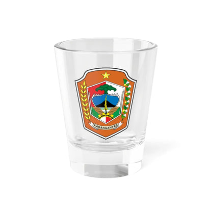 Seal of Karanganyar Regency (Indonesia) (Coat of Arms) Shot Glass 1.5oz 1.5oz - Go Mug Yourself