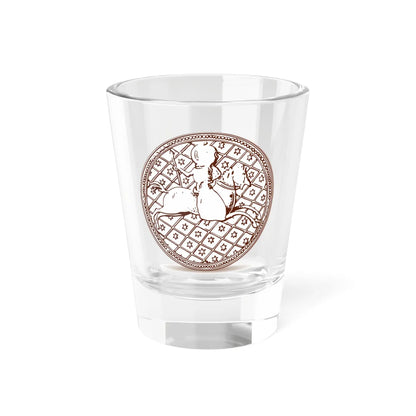 Seal of Karibut (Belarus) (Coat of Arms) Shot Glass 1.5oz 1.5oz - Go Mug Yourself