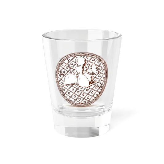 Seal of Karibut (Belarus) (Coat of Arms) Shot Glass 1.5oz 1.5oz - Go Mug Yourself