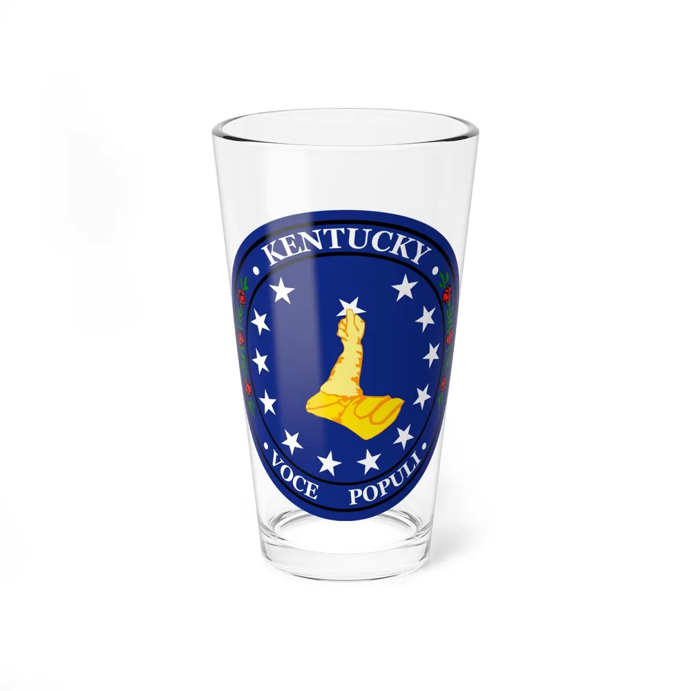 Seal of Kentucky Confederate Shadow Government - Pint Glass 16oz-16oz-Go Mug Yourself