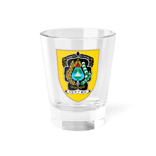 Seal of Klaten Regency (Indonesia) (Coat of Arms) Shot Glass 1.5oz 1.5oz - Go Mug Yourself