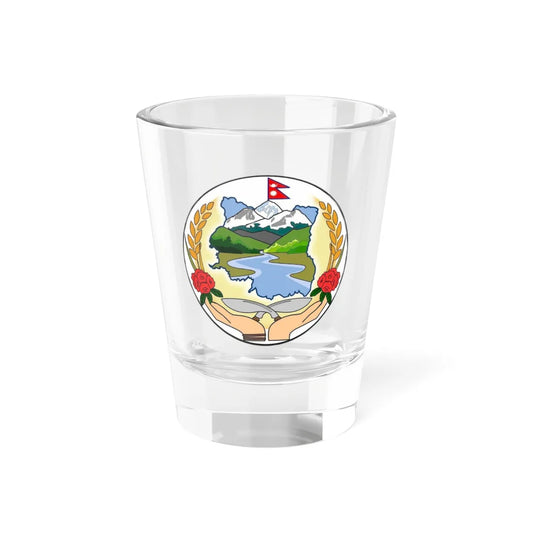 Seal of Koshi Pradesh alternative (Nepal) (Coat of Arms) Shot Glass 1.5oz 1.5oz - Go Mug Yourself
