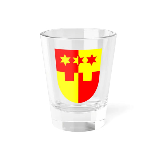 Seal of Krapina-Zagorje County (Croatia) (Coat of Arms) Shot Glass 1.5oz 1.5oz - Go Mug Yourself
