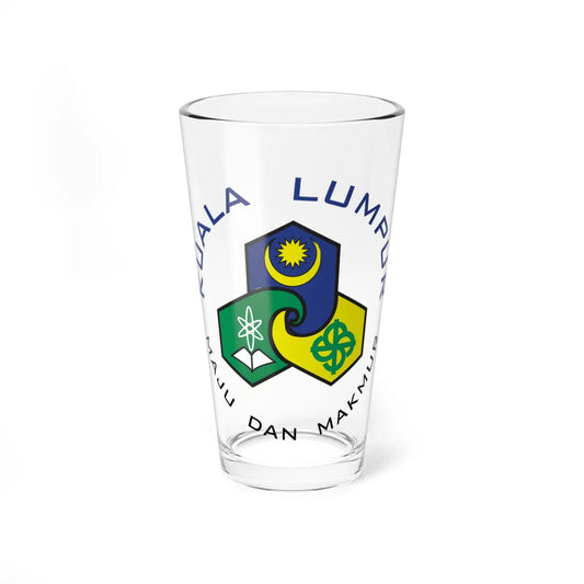 Seal of Kuala Lumpur 1972-1992 (Malaysia) (Coat of Arms) Pint Glass 16oz 16oz - Go Mug Yourself