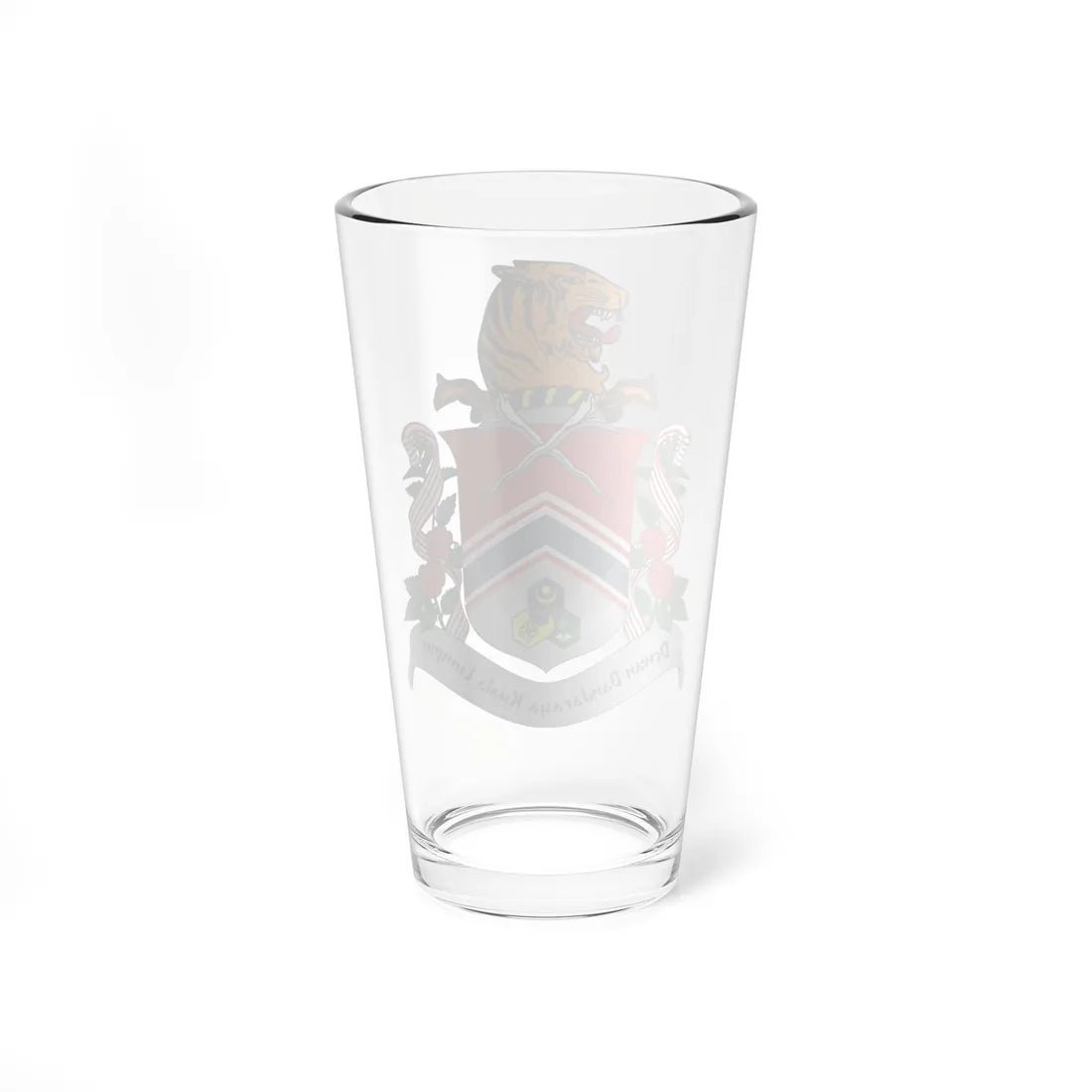 Seal of Kuala Lumpur 1992-2019 (Malaysia) (Coat of Arms) Pint Glass 16oz - Go Mug Yourself