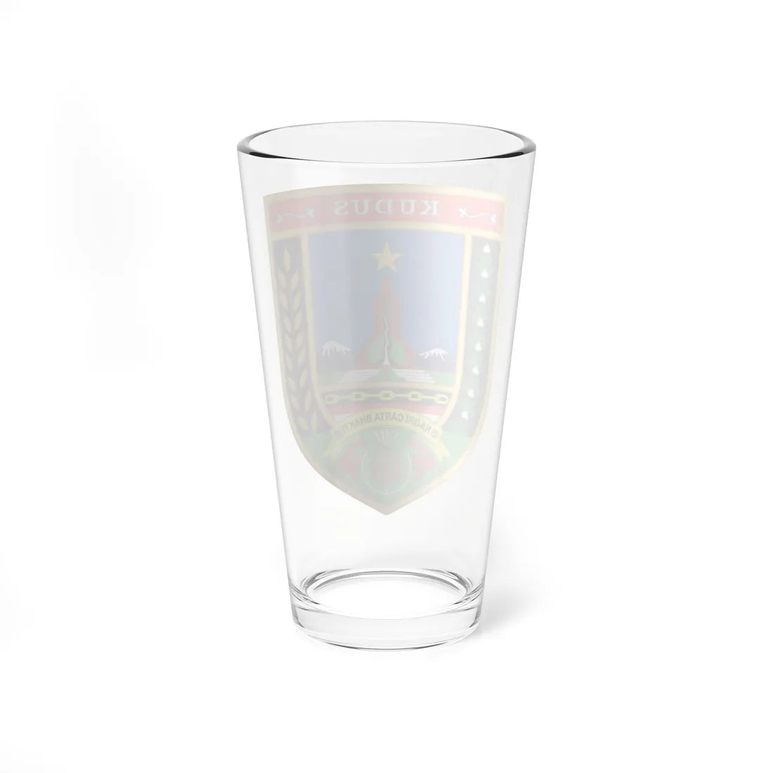 Seal of Kudus Regency (Indonesia) (Coat of Arms) Pint Glass 16oz - Go Mug Yourself