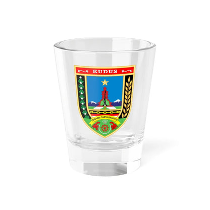 Seal of Kudus Regency (Indonesia) (Coat of Arms) Shot Glass 1.5oz 1.5oz - Go Mug Yourself