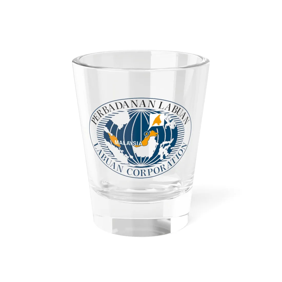 Seal of Labuan (Malaysia) (Coat of Arms) Shot Glass 1.5oz 1.5oz - Go Mug Yourself