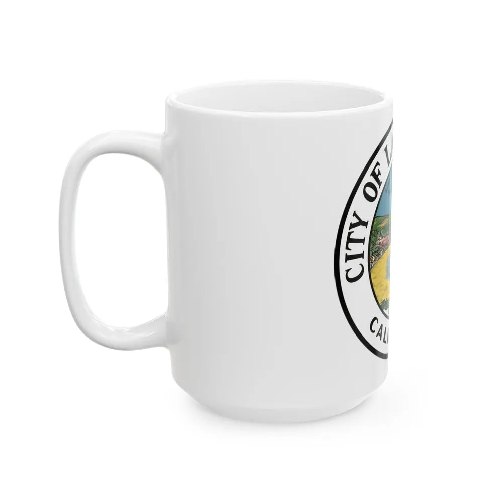 Seal of Laguna Beach California - White Coffee Mug-Go Mug Yourself